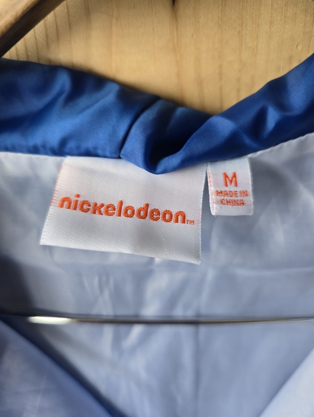 Nickelodeon Rugrats Pullover Windbreaker Cartoon Jacket Blue White Mens Medium - Picture 6 of 13